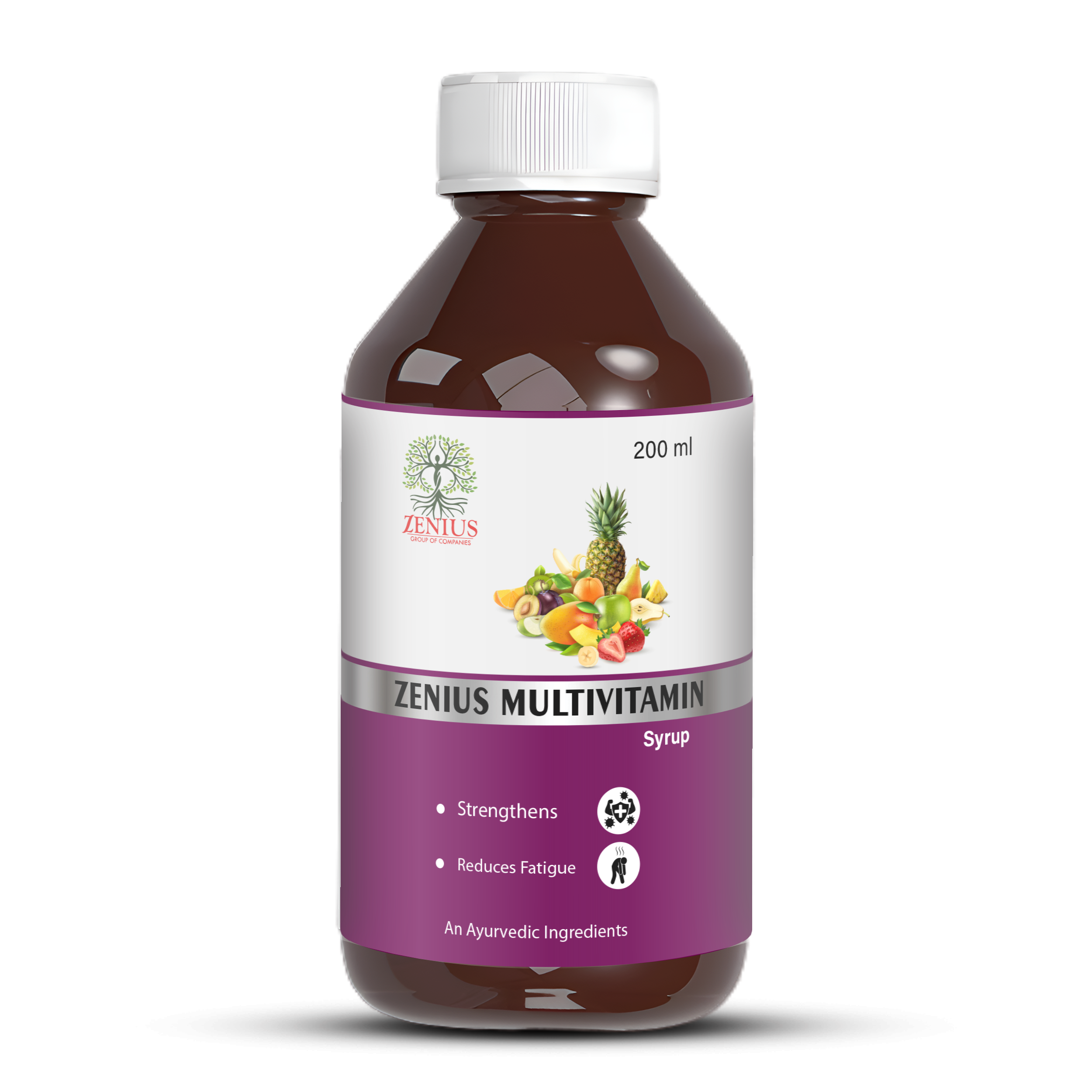 Zenius Multivitamin Syrup Bottle of 200 ML