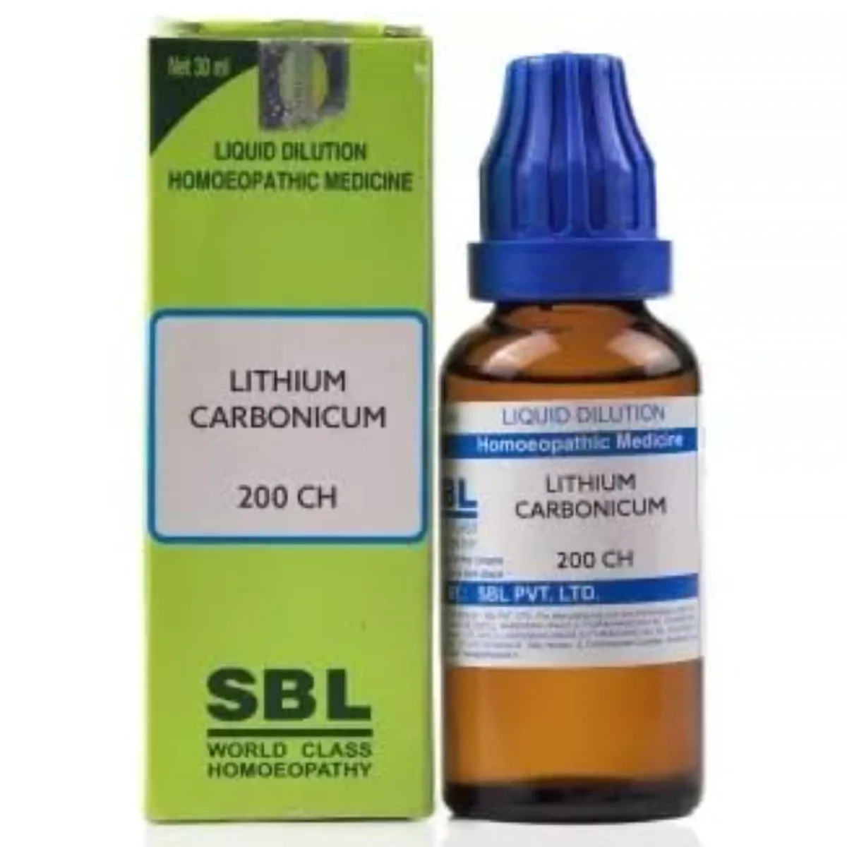 SBL Lithium Carbonicum Dilution 200 CH Bottle of 30 ML