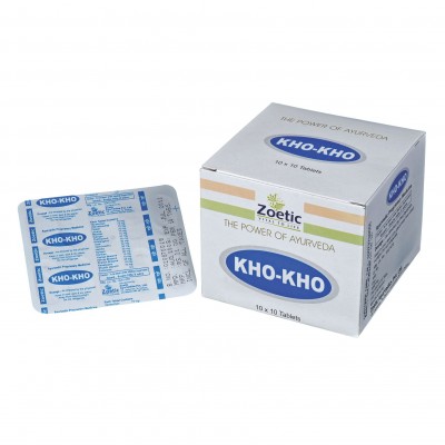 Zoetic Kho Kho Kits of 100 Tablet