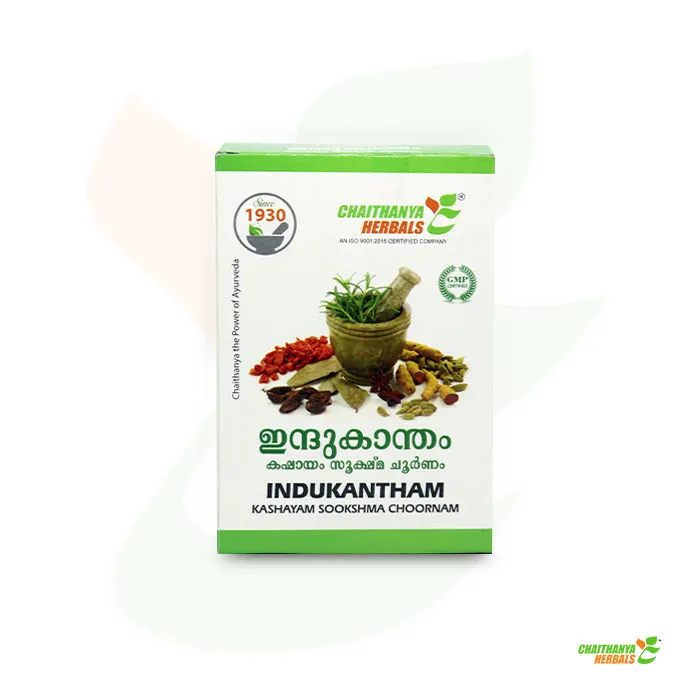 CHAITHYANYA HERBAL Indukantham kashaya Sookshma Choornam Packet of 100 GM