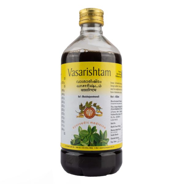 CHAITHYANYA HERBAL Vasarishtam bottle of 450 ML