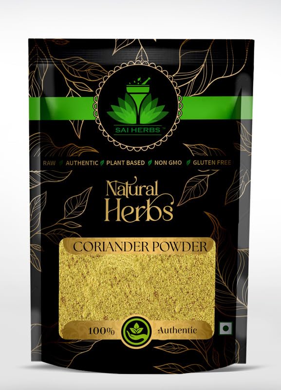SAI HERBS Coriander Powder  Dhania Powder  Hand Ground Powder Packet of 100 GM