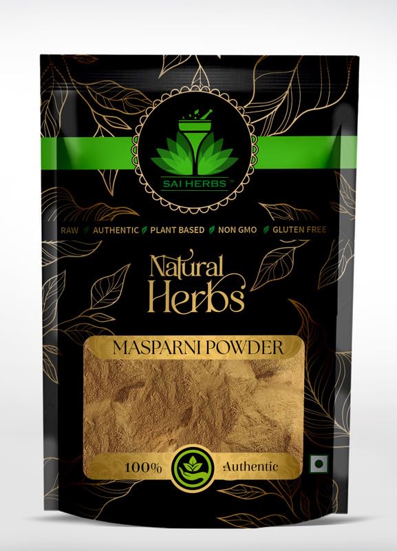 SAI HERBS Masparni Powder  Mashaparni Powder  Teramnus Labialis Powder Packet of 500 GM