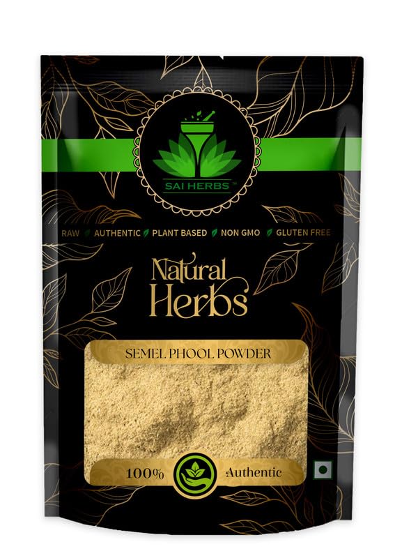 SAI HERBS Semel Phool Powder  Simbal Phool Powder  Simbal Flower Powder  Bombax Malabaricum Powder Packet of 100 GM