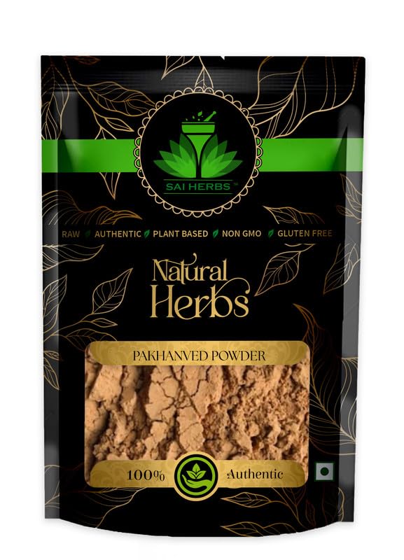 SAI HERBS Pakhanved Powder  Pashan Bed Powder  Pashanbed Powder  Pakhanbed Powder  Patharchatta Root Powder  Saxifraga Ligulata Powder Packet of 100 GM
