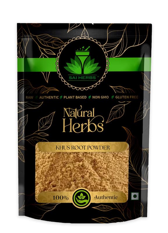 SAI HERBS Khus Root Powder packet of 100 GM