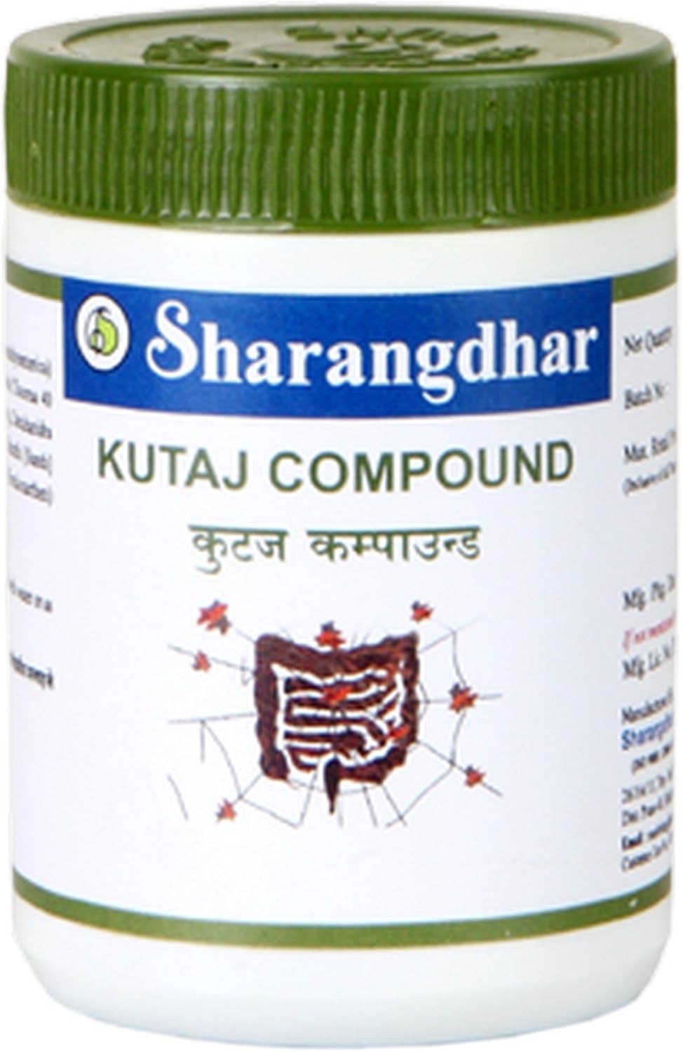 Sharangdhar KUTAJ COMPOUND Jar of 60 QTY