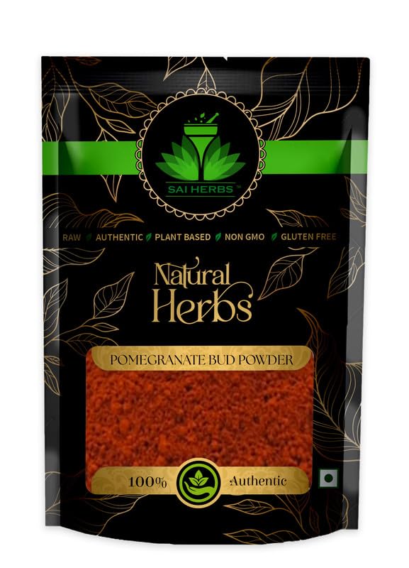 SAI HERBS Pomegranate Buds Powder packet of 100 GM