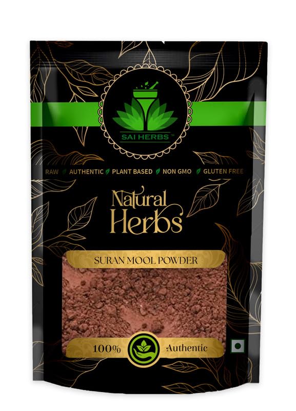 SAI HERBS Suran Mool Powder packet of 100 GM