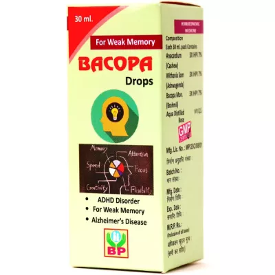 Biohome Bacopa Drops Bottle of 30 ML