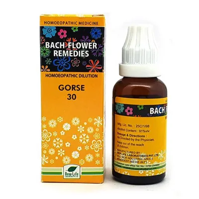 New Life Bach Flower Gorse Bottle of 30 ML