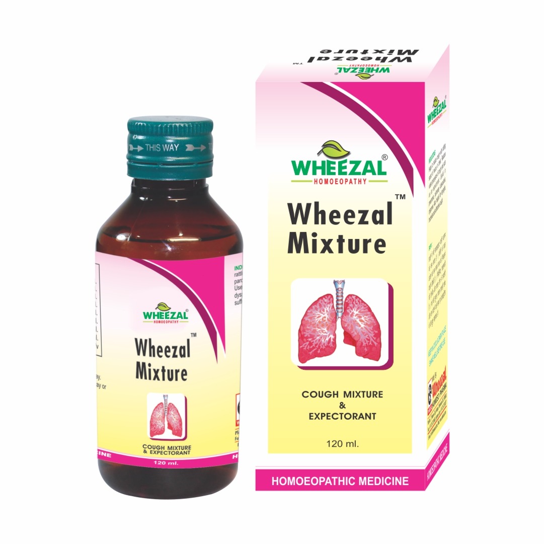 Wheezal Cough Mixture Bottle of 120 ML