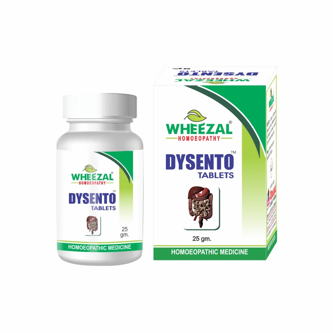 Wheezal Dysento Tablets Jar of 25 GM