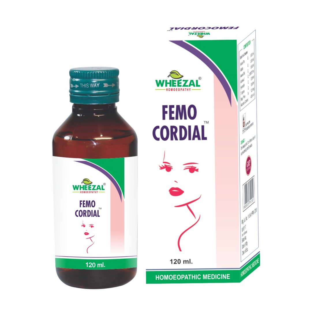 Wheezal Femocordail Syrup Bottle of 120 ML