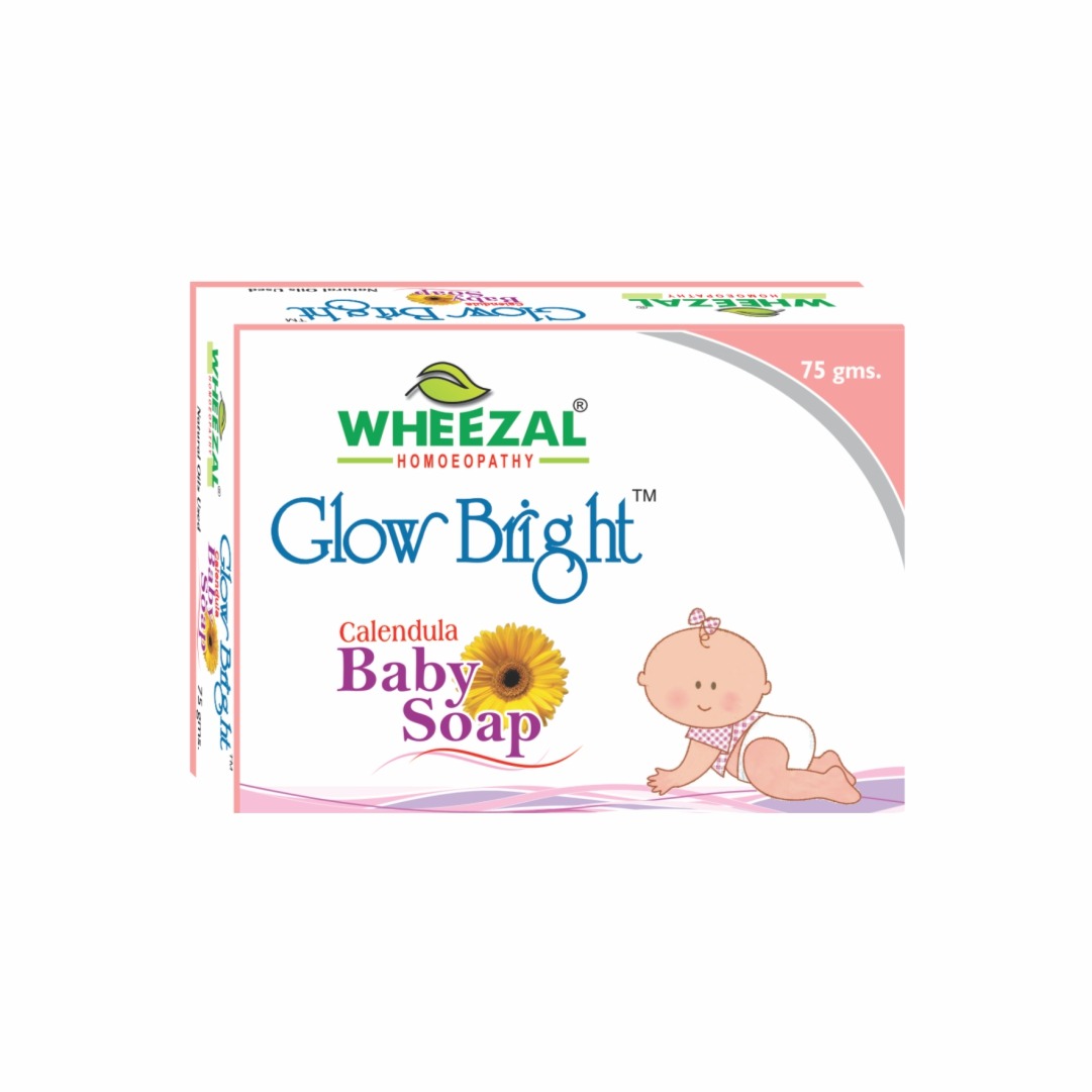 Wheezal Glow Bright Calendula Baby Soap Strip of 75 GM