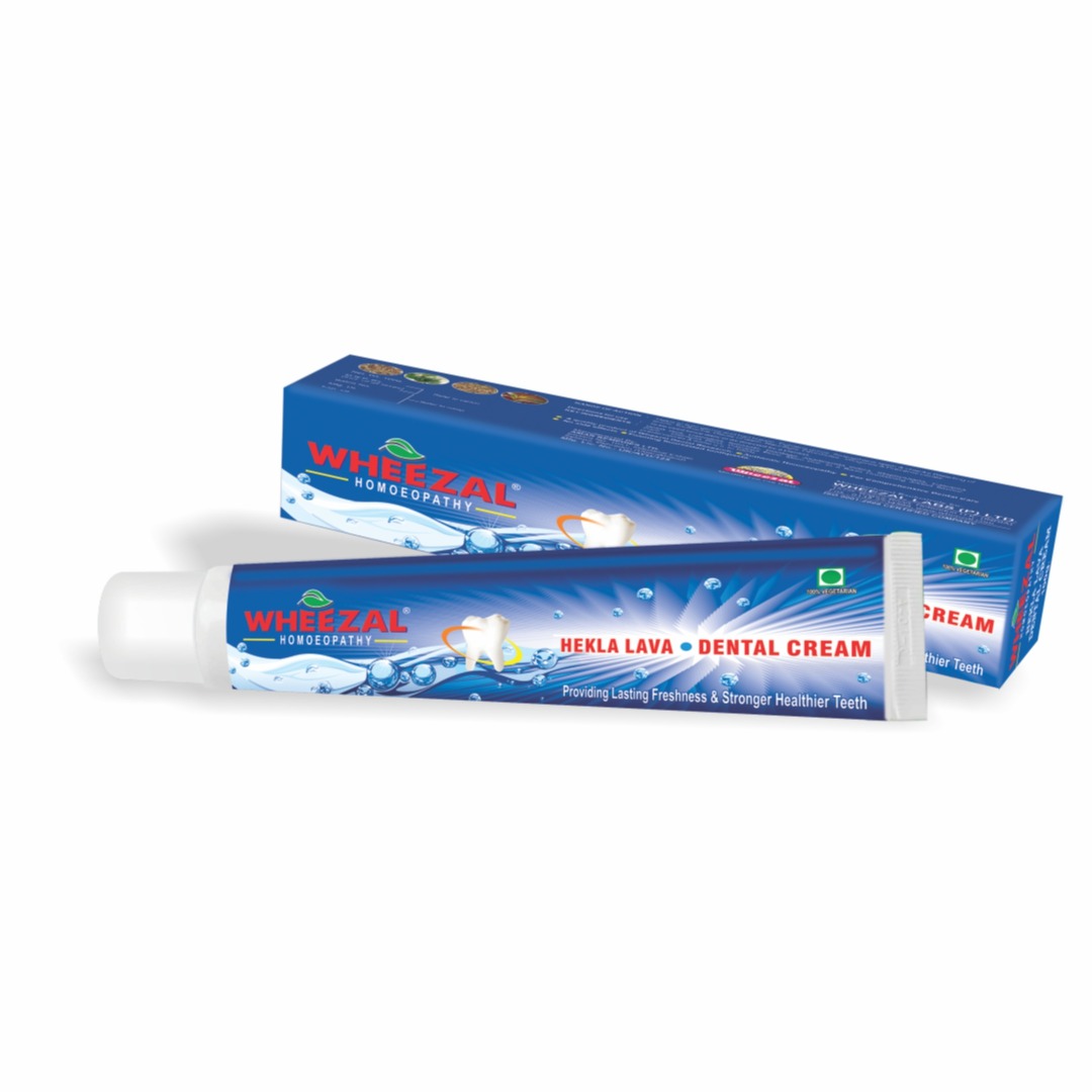 Wheezal Hekla Lava Dental Cream Tube of 100 GM