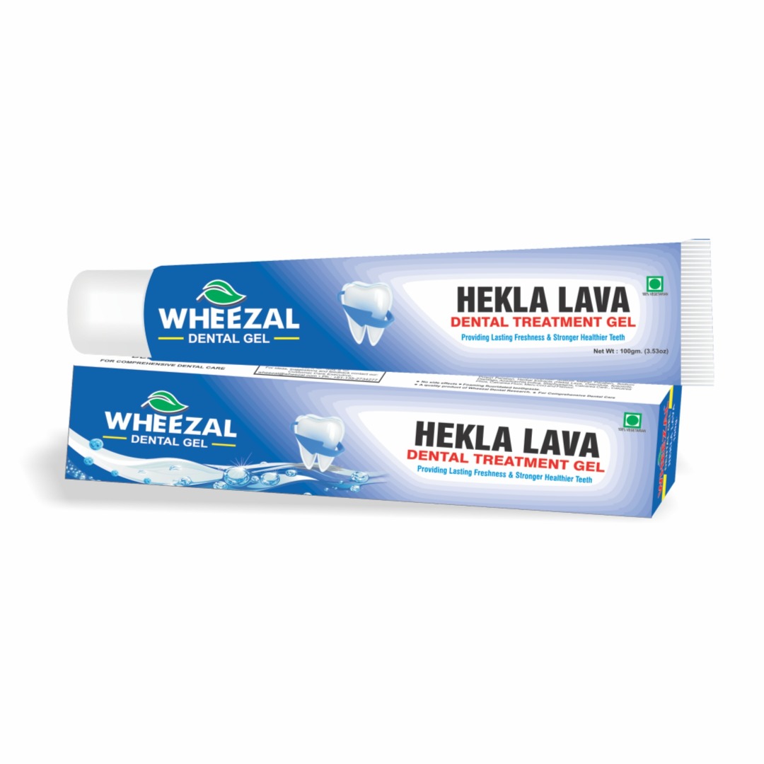 Wheezal Hekla Lava Dental Gel Tube of 100 GM