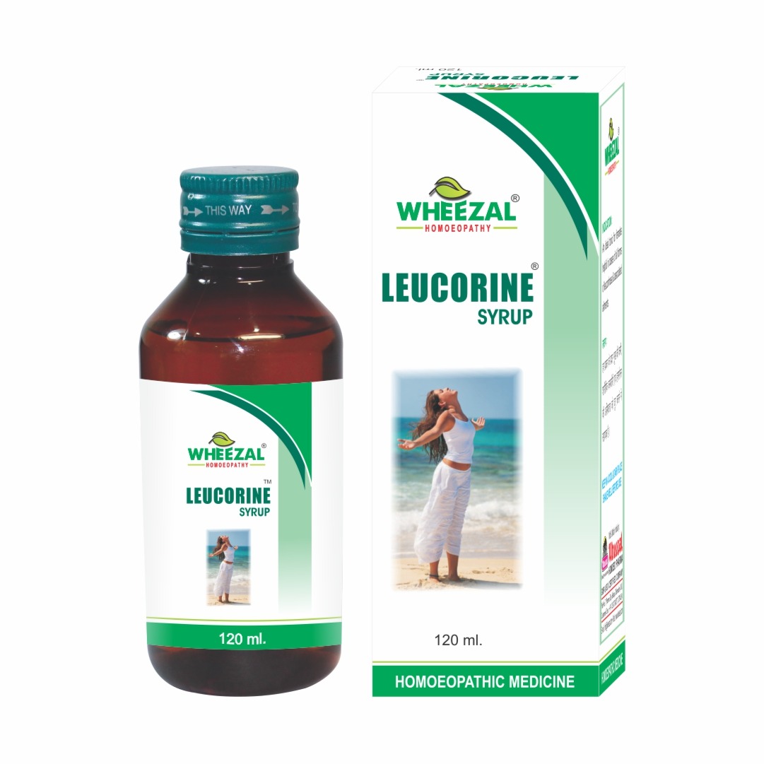 Wheezal Leucorine Syrup Bottle of 120 ML