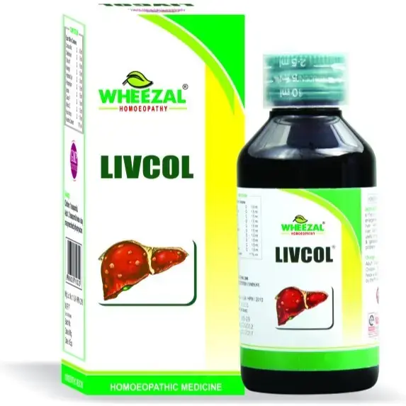 Wheezal Livcol Liver Tonic Bottle of 120 ML