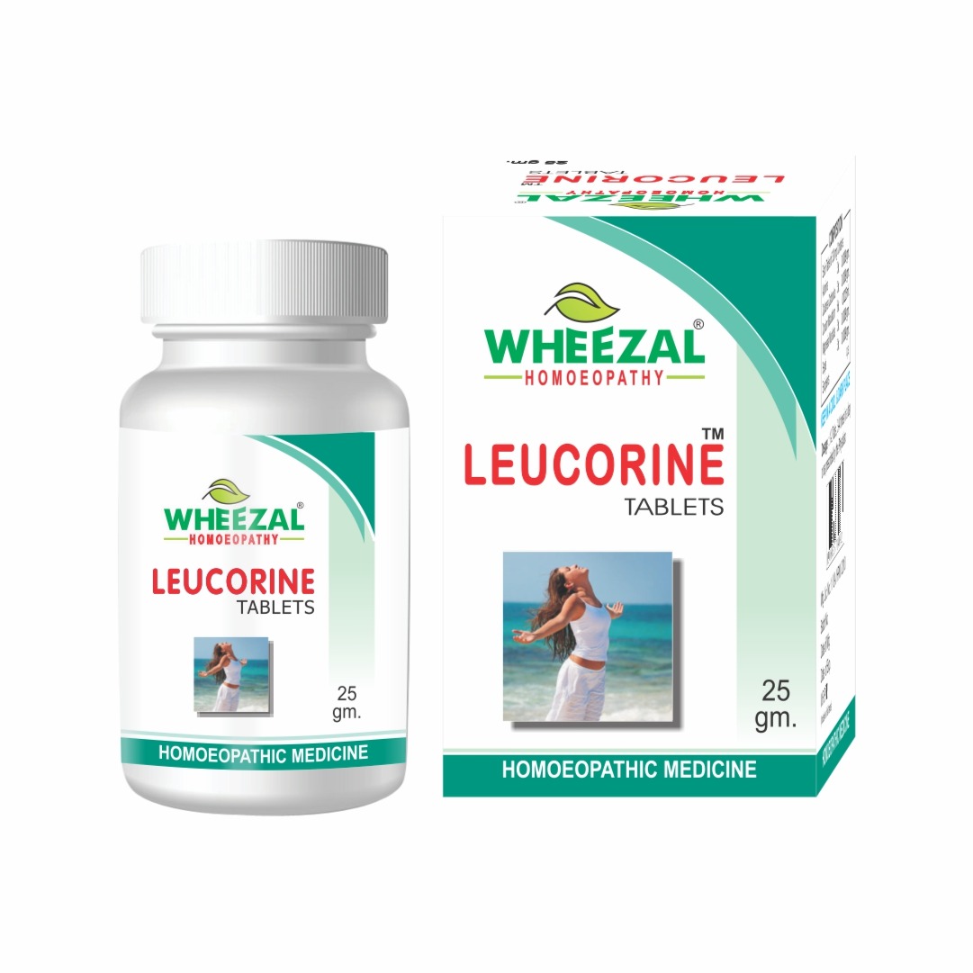 Wheezal Leucorine Tablets Jar of 25 GM