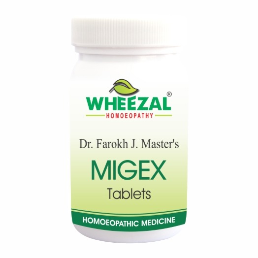 Wheezal Migex Tablets Jar of 75 Tablet