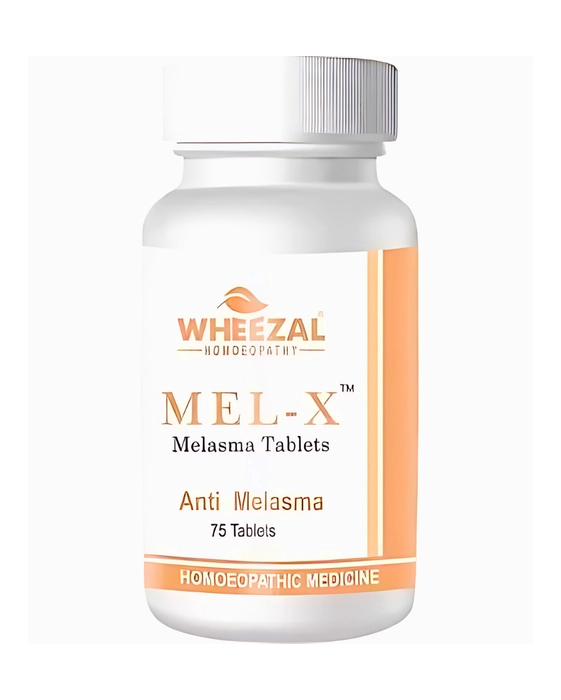 Wheezal MelX Melasma Tablets 75tab Pack of 2 Jar of 150 Tablet