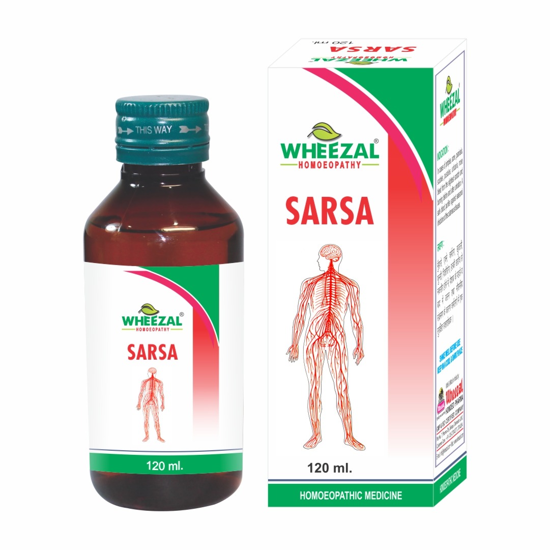 Wheezal Sarsa Syrup Bottle of 120 ML