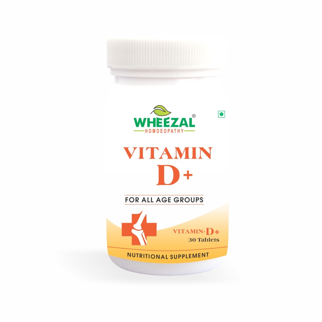 Wheezal Vitamin Dplus Jar of 30 Tablet