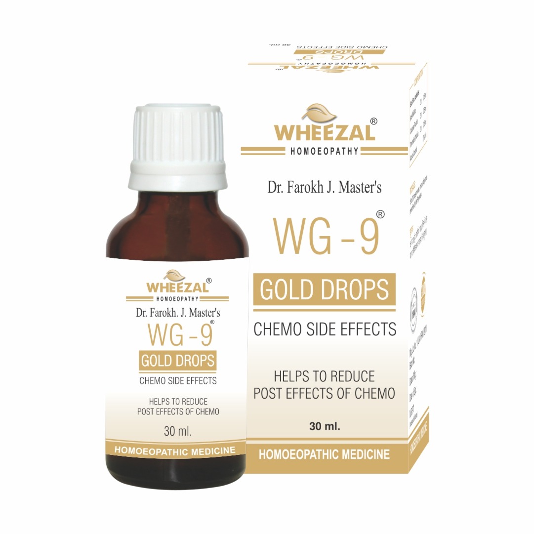 Wheezal WG 9 Gold Drops Chemo Side Effects Bottle of 30 ML