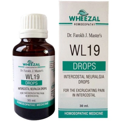 Wheezal WL19 Intercostal Neuralgia Drops Bottle of 30 ML