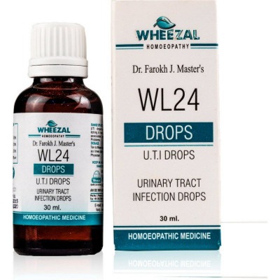 Wheezal WL24 UTI Drops Bottle of 30 ML