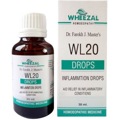 Wheezal WL20 Inflammation Drops Bottle of 30 ML