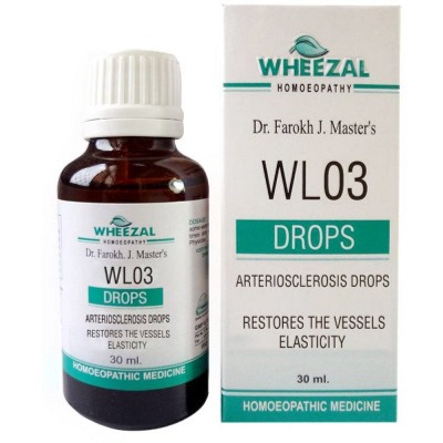 Wheezal WL3 Arteriosclerosis Drops Bottle of 30 ML