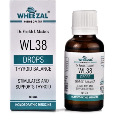 Wheezal WL38 Thyroid Balance Drops Bottle of 30 ML