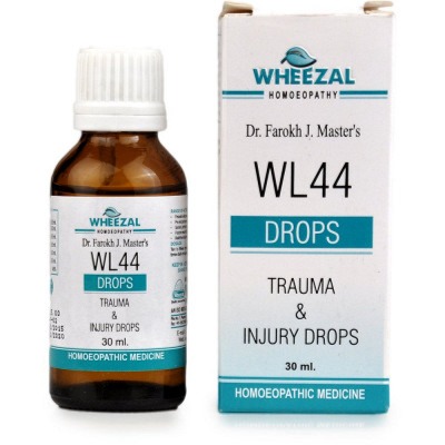 Wheezal WL44 Trauma And Injury Drops Bottle of 30 ML