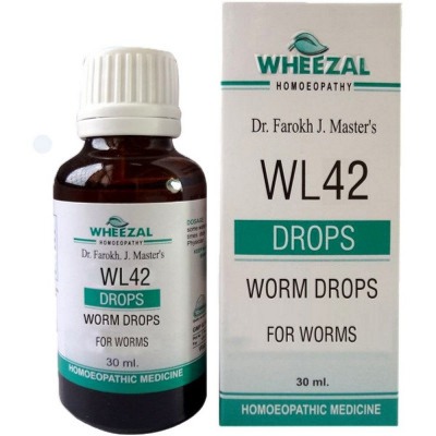 Wheezal WL42 Worms Drops Bottle of 30 ML