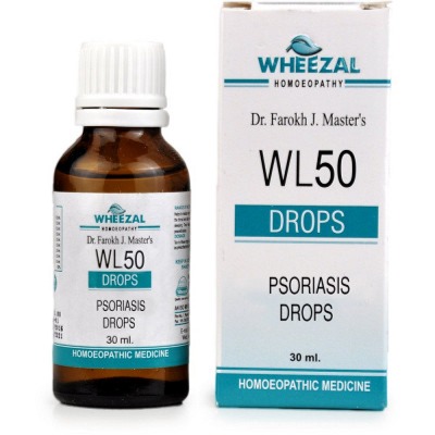 Wheezal WL50 Psoriasis Drops Bottle of 30 ML