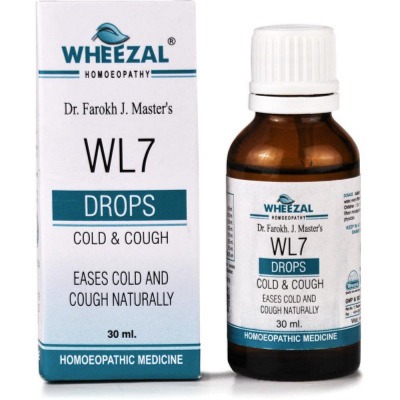 Wheezal WL7 Cold And Cough Drops Bottle of 30 ML