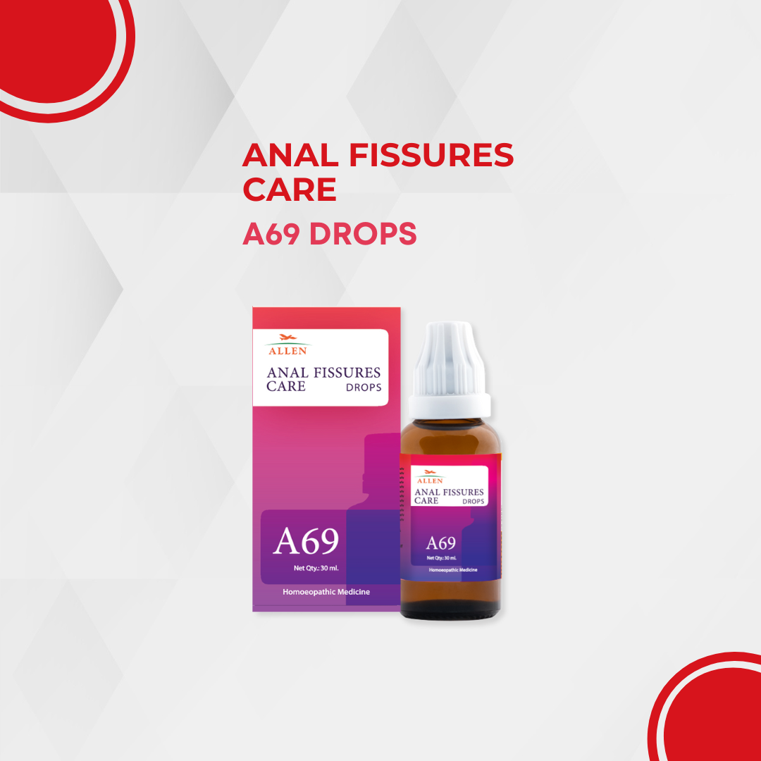 Allen A69 Anal Fissures Drops 30ml Pack of 2 Bottle of 30 ML