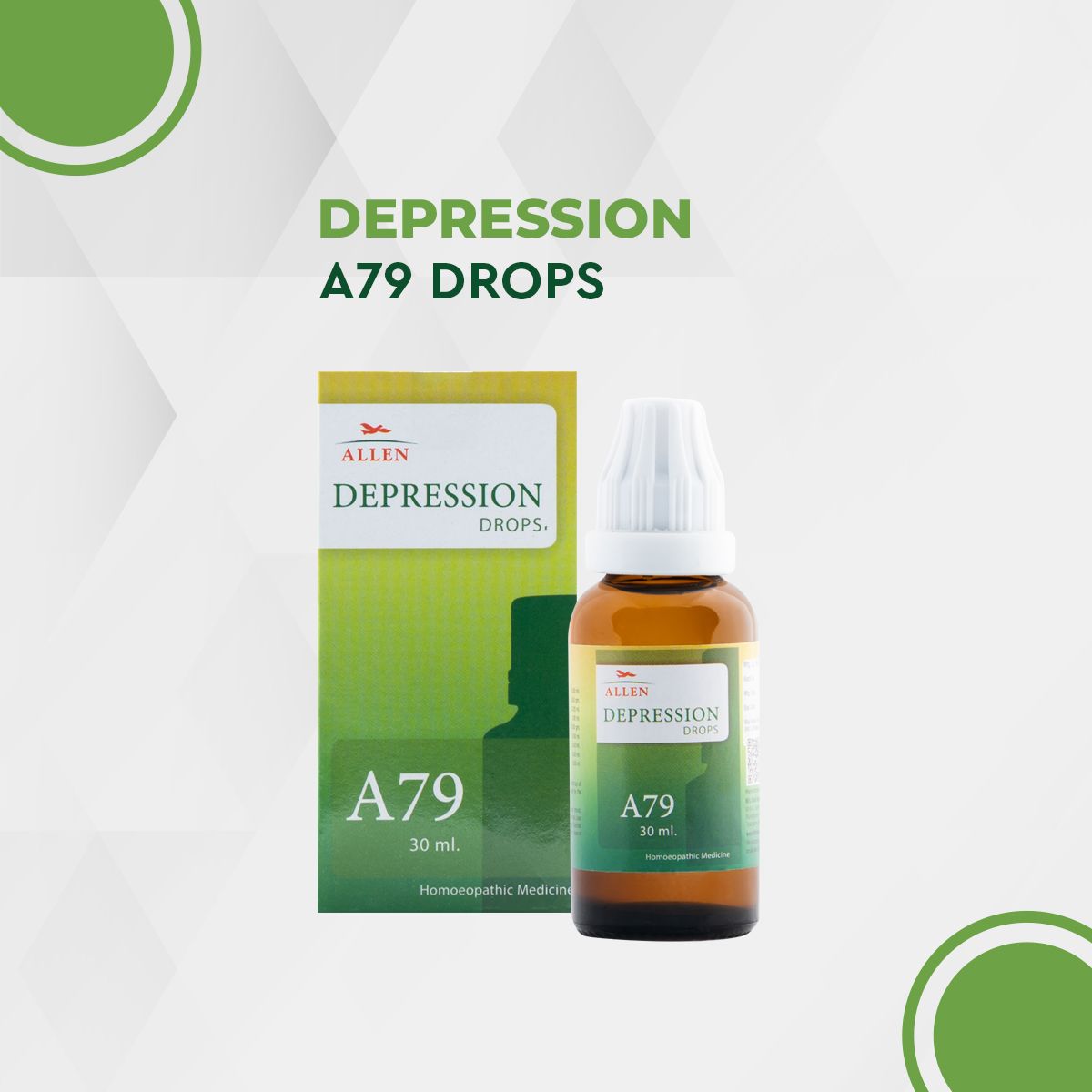 Allen A79 Depression Drops 30ml Pack of 2 Bottle of 60 ML