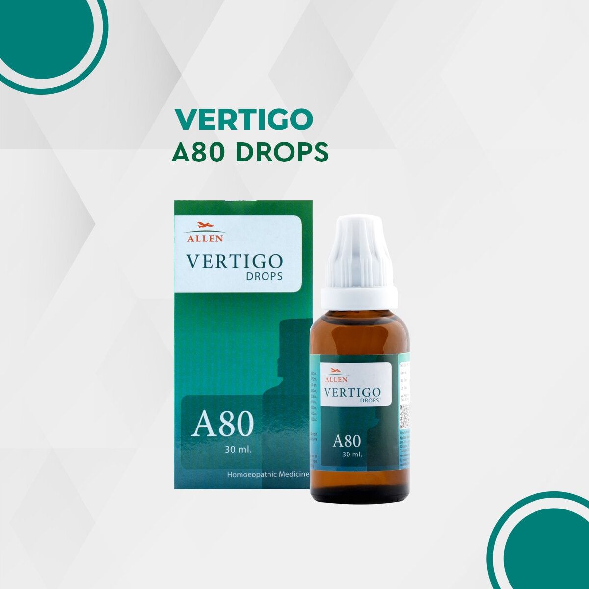 Allen A80 Vertigo Drops Bottle of 30 ML