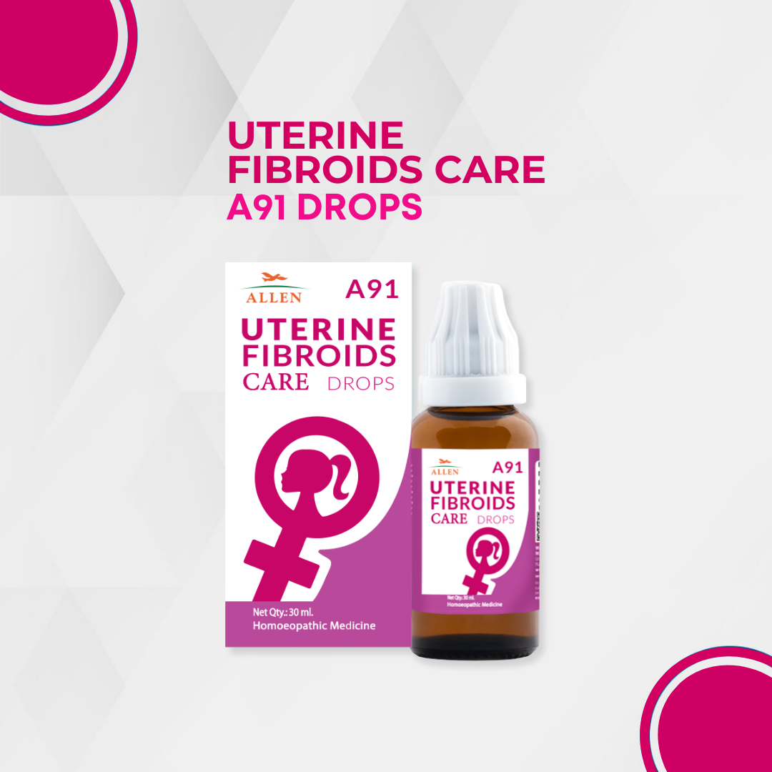 Allen A91 Uterine Fibroids Drops 30ml Pack of 2 Bottle of 60 ML