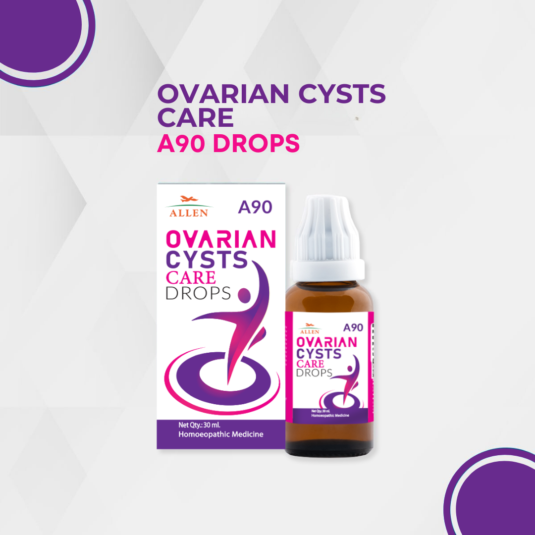 Allen A90 Ovarian Cysts Drops 30ml Pack of 2 Bottle of 60 ML