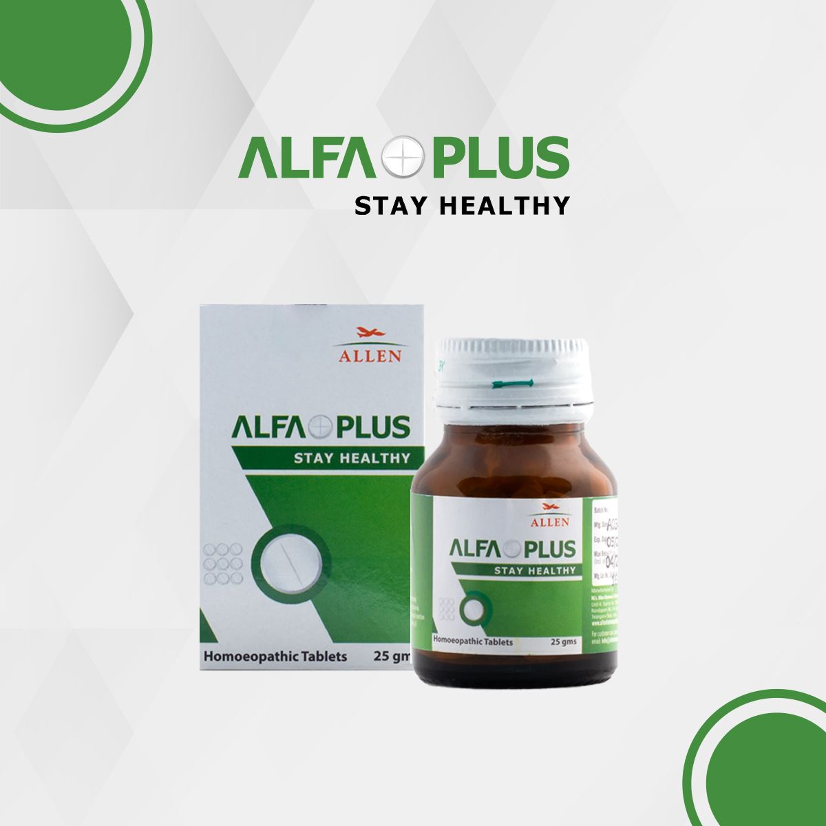 Allen Alfa Plus Tablet Jar of 25 GM