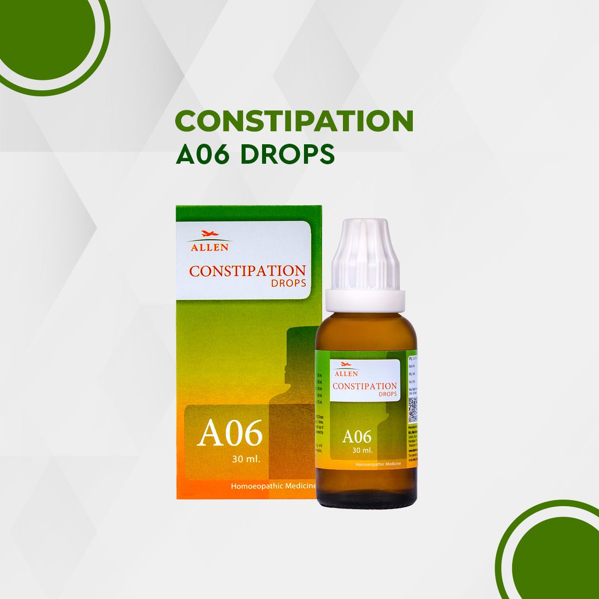 Allen Allen A6 Constipation Drops Bottle of 30 ML
