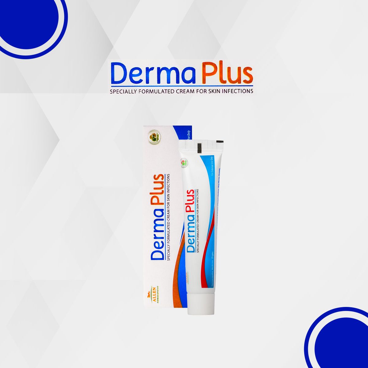 Allen Derma Plus Cream Skin Infections Tube of 25 GM