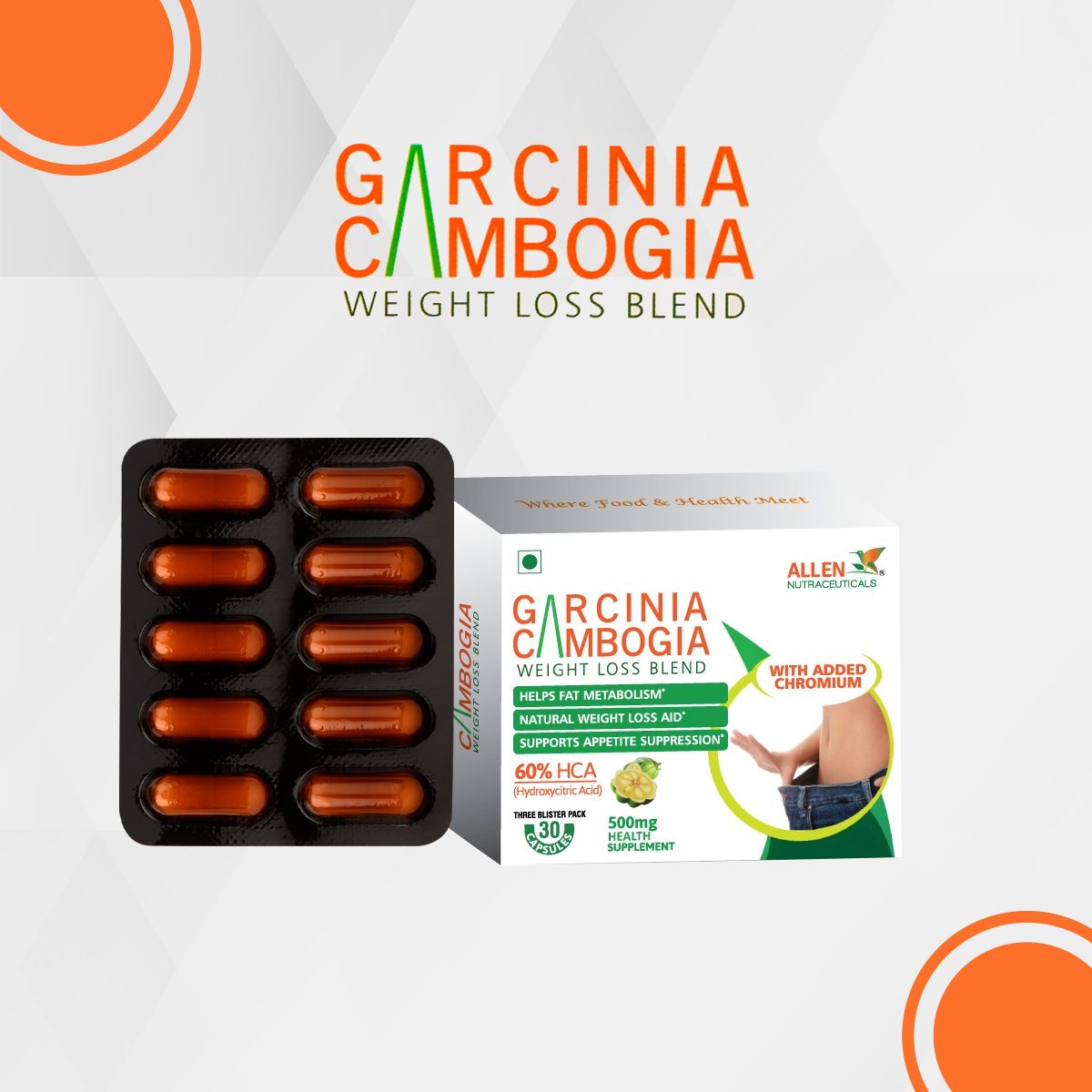 Allen Garcinia Cambogia Strip of 30 Capsule