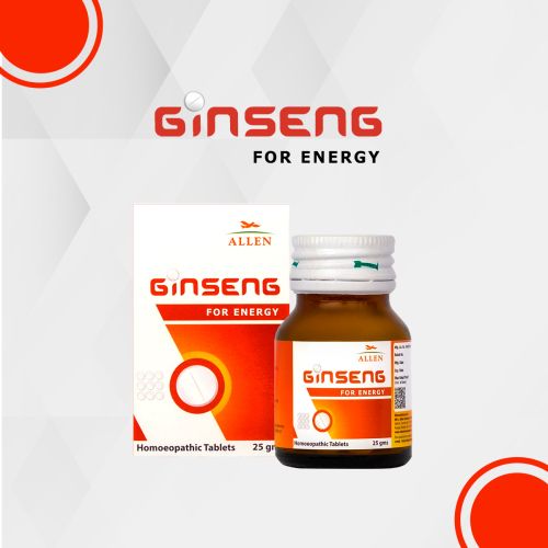 Allen Ginseng Tablets Bottle of 25 GM