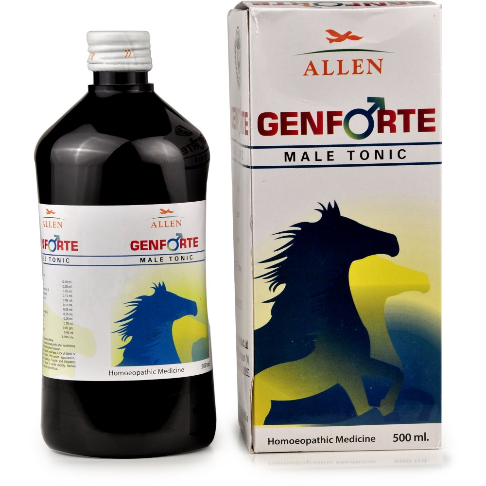 Allen Genforte Male Tonic 500ml Pack of 2 Bottle of 1000 ML