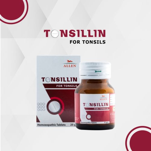 Allen Tonsillin Tablets Jar of 25 GM